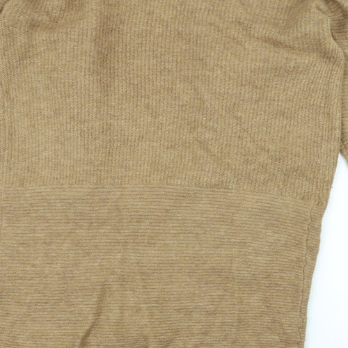 Avenue Womens Brown  Knit Jacket Coatigan Size 14