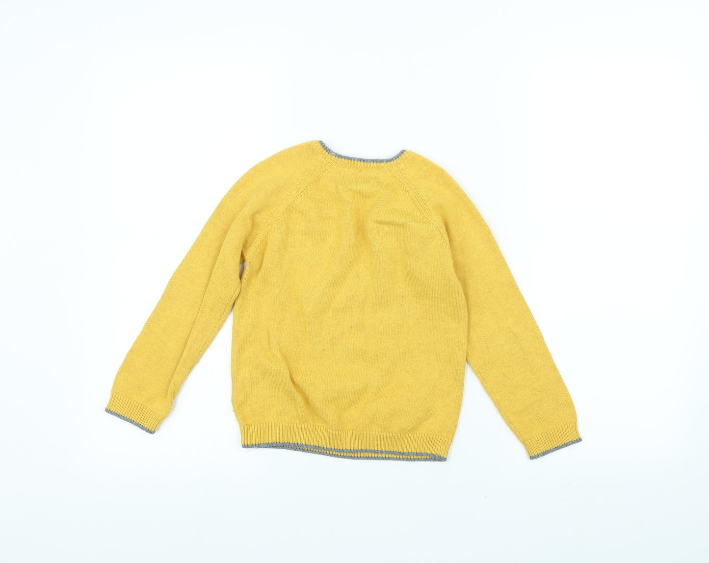 Mayoral Boys Yellow  Knit Pullover Jumper Size 5 Years