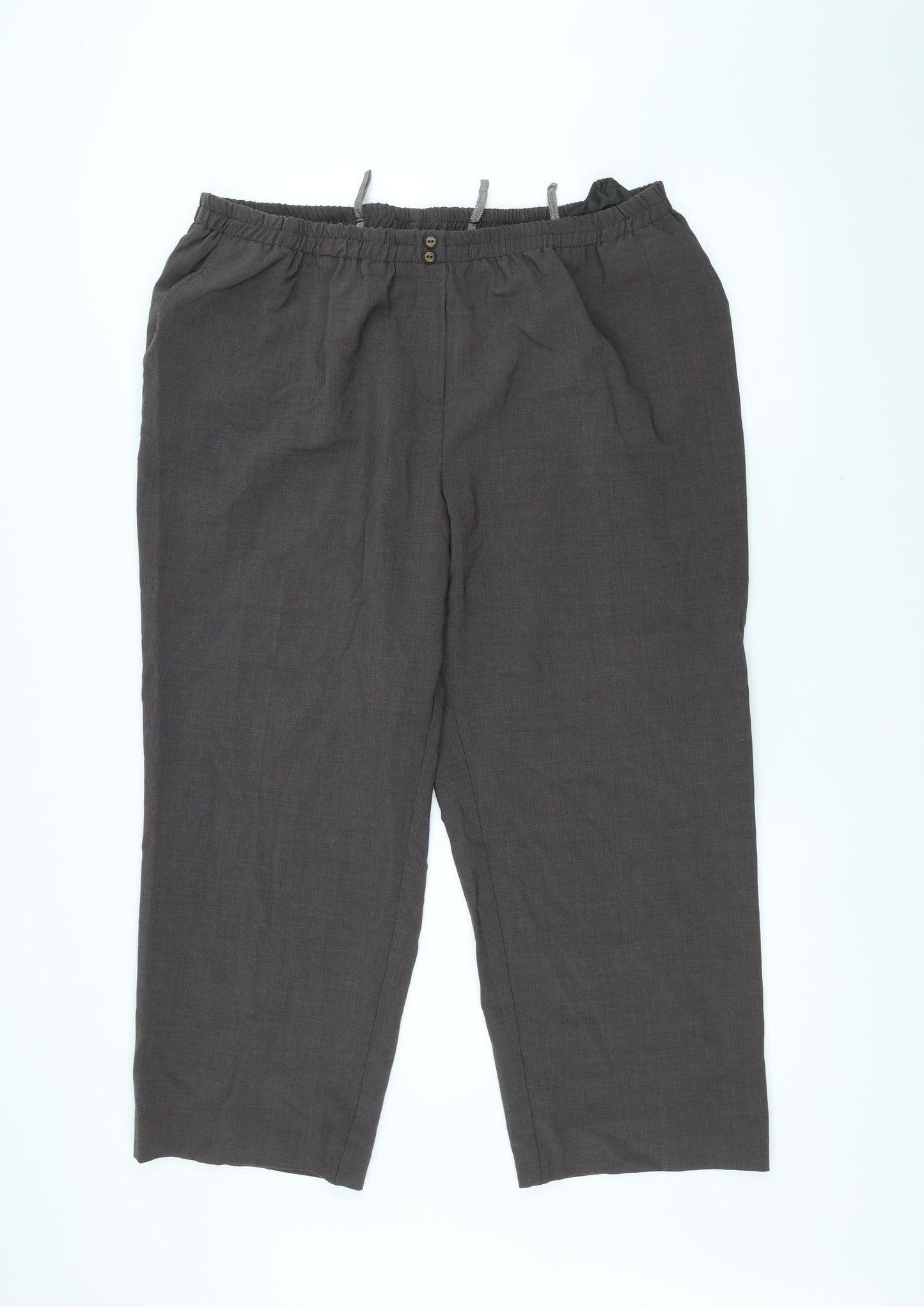 Preworn Womens Brown   Trousers  Size 24 L23 in