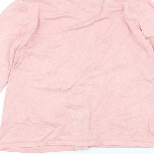 Bonmarché Womens Pink   Cardigan Jumper Size 8