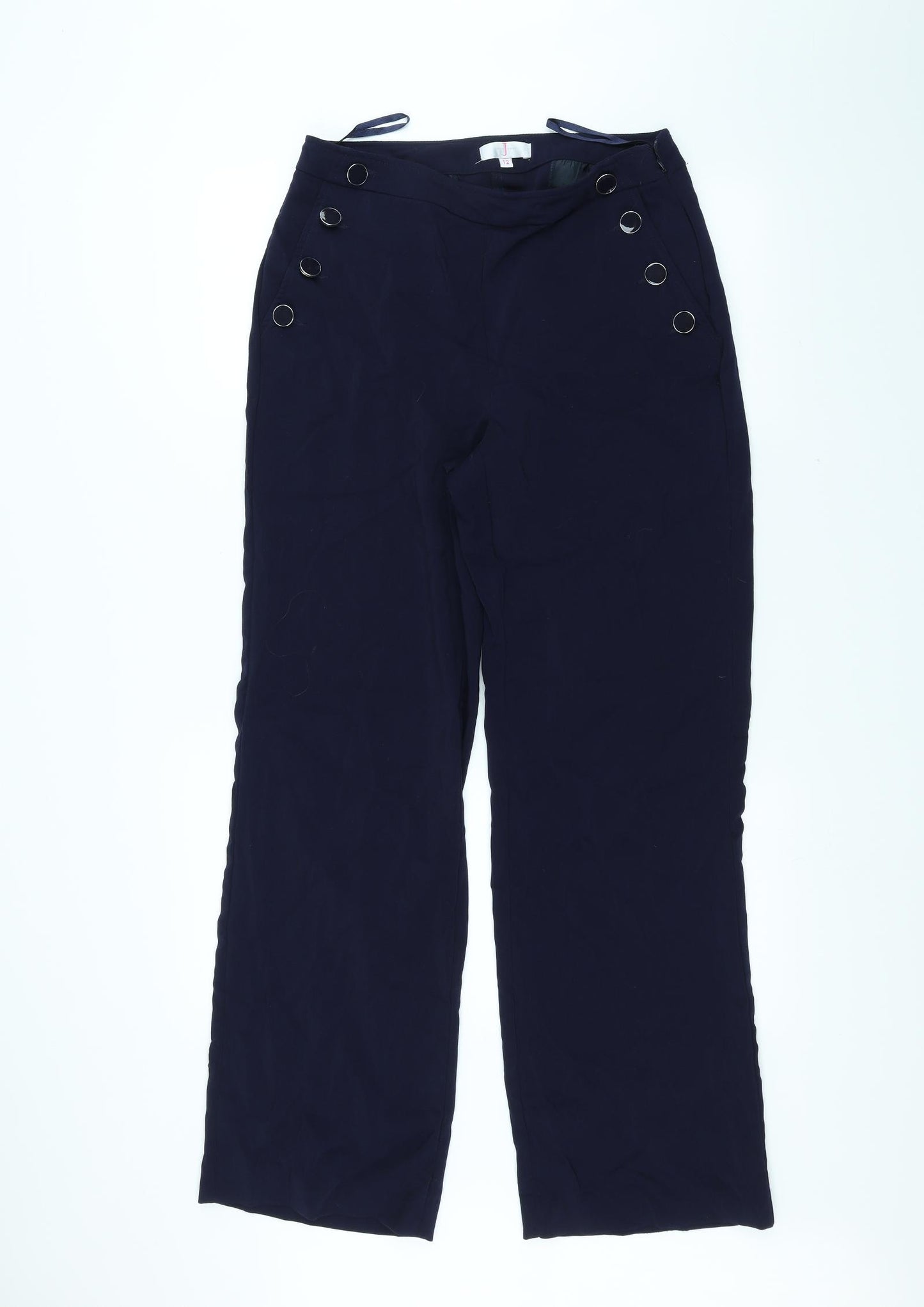 Jasper Conran Womens Blue   Trousers  Size 12 L28 in