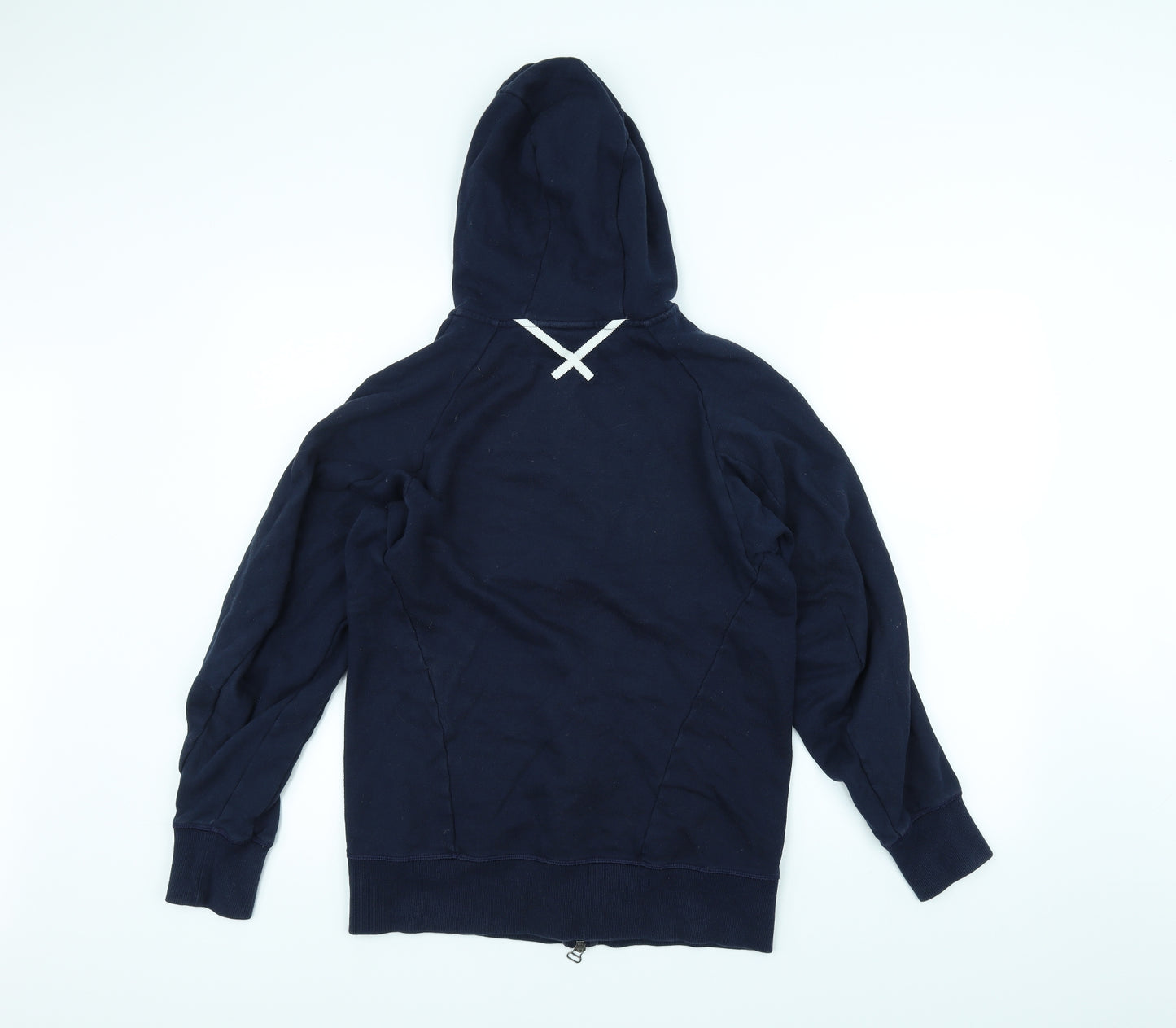 adidas Mens Blue   Full Zip Hoodie Size S