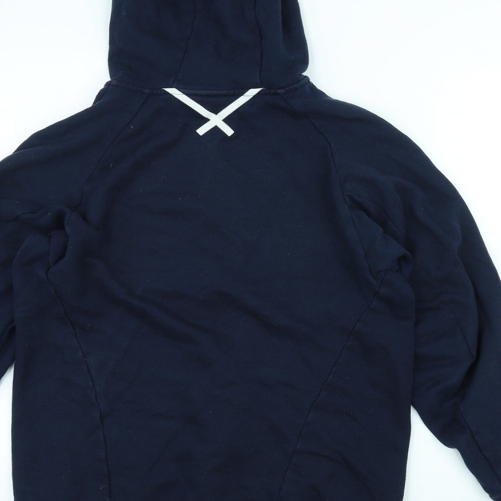 adidas Mens Blue   Full Zip Hoodie Size S