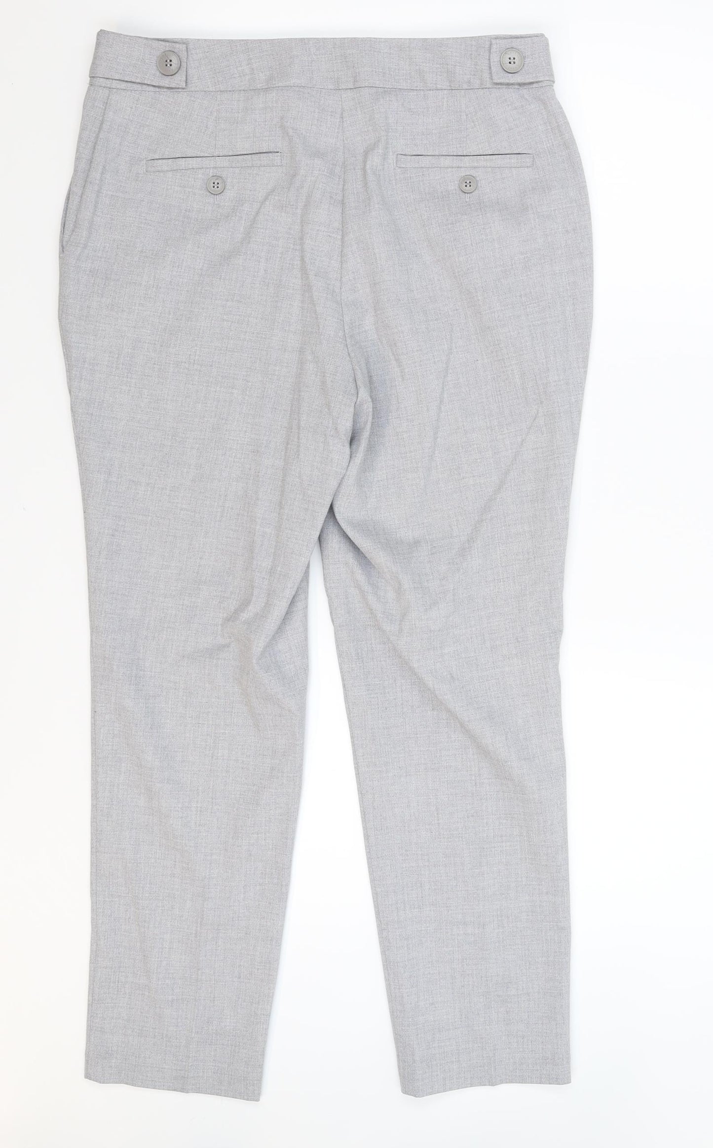 NEXT Womens Grey   Dress Pants Trousers Size 12 L28 in