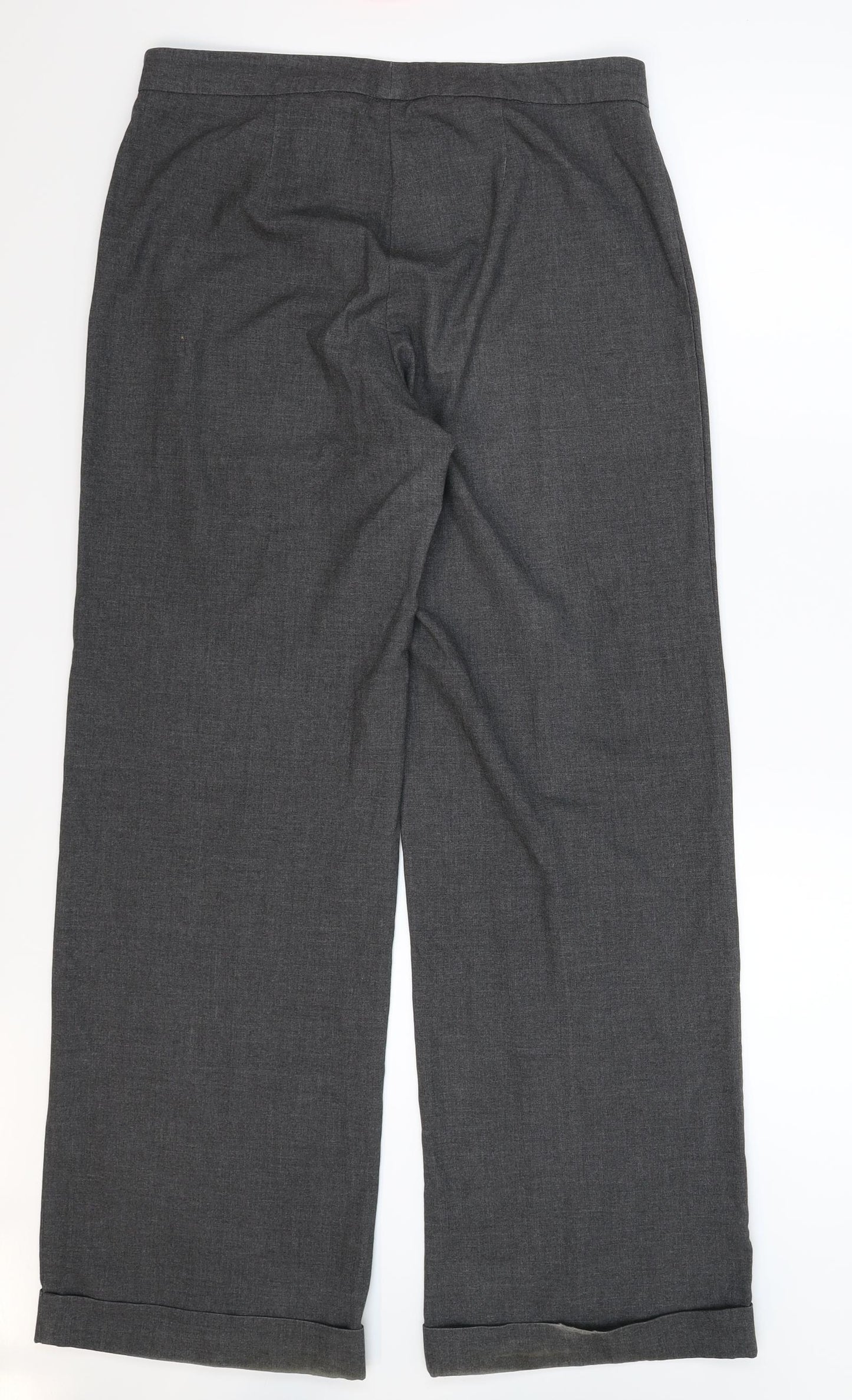 Warehouse Womens Grey   Dress Pants Trousers Size 14 L31 in