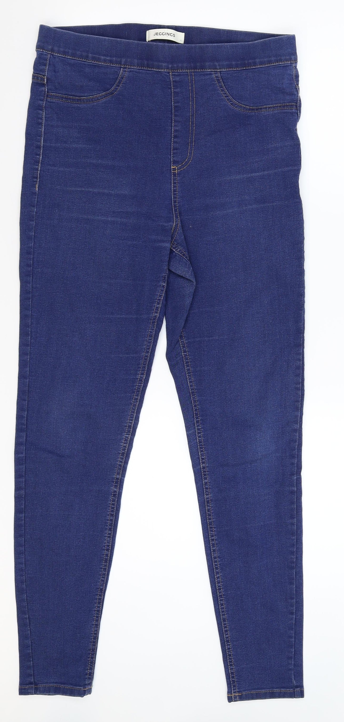 Marks and Spencer Womens Blue  Denim Jegging Jeans Size 10 L27 in