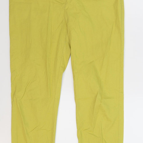 NEXT Womens Yellow   Trousers  Size 8 L26 in
