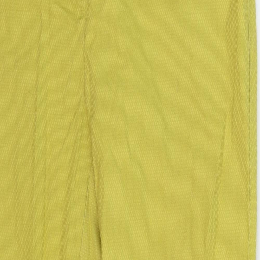 NEXT Womens Yellow   Trousers  Size 8 L26 in