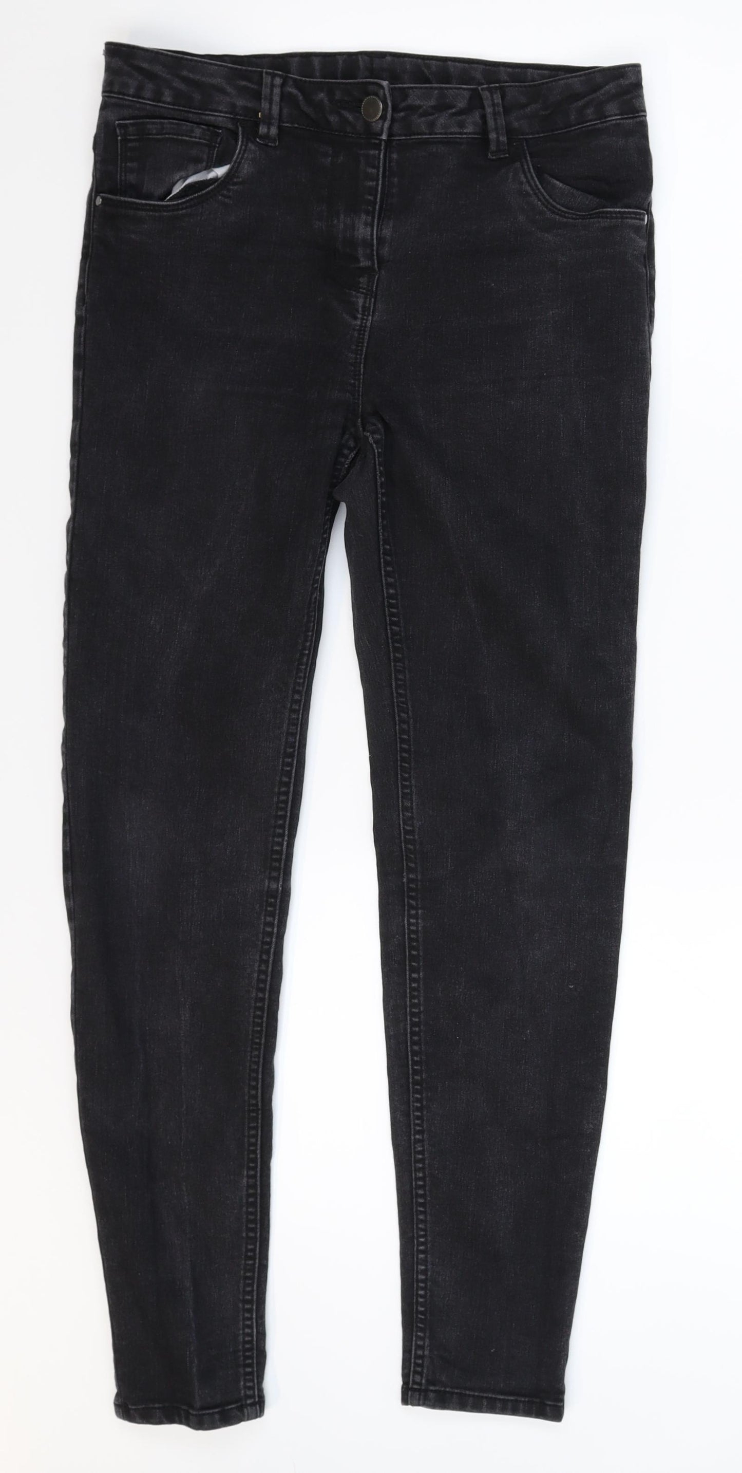 Nutmeg Girls Black  Denim Jegging Jeans Size 13-14 Years