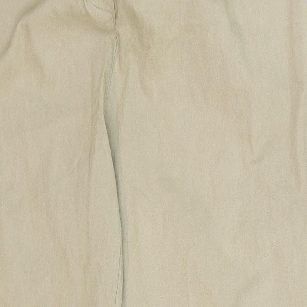 Preworn Womens Beige   Capri Leggings Size 10 L28 in