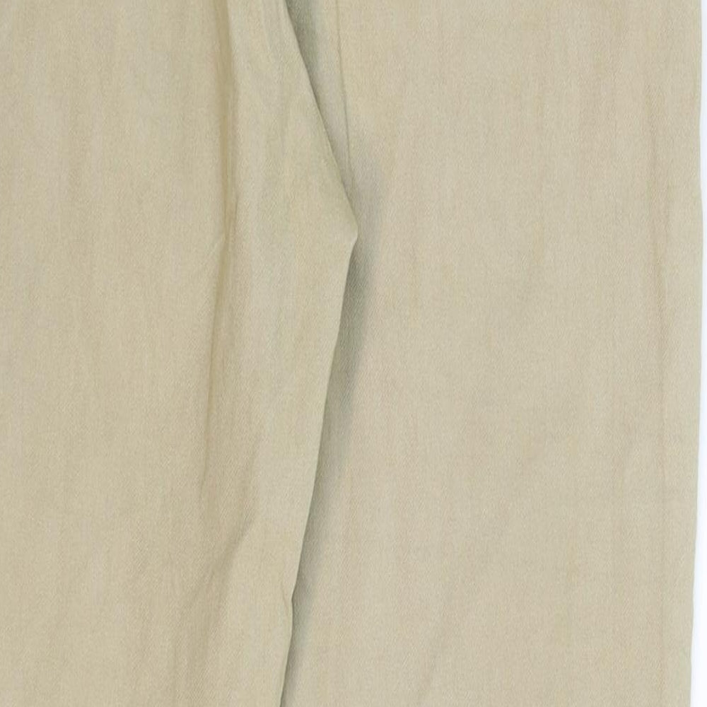 Preworn Womens Beige   Capri Leggings Size 10 L28 in