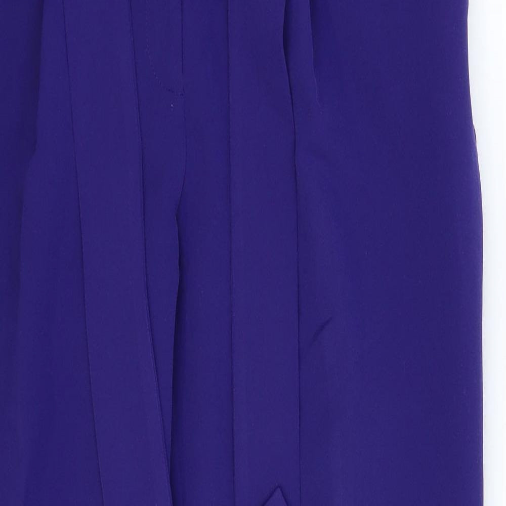 Dorothy Perkins Womens Blue   Trousers  Size 10 L27 in