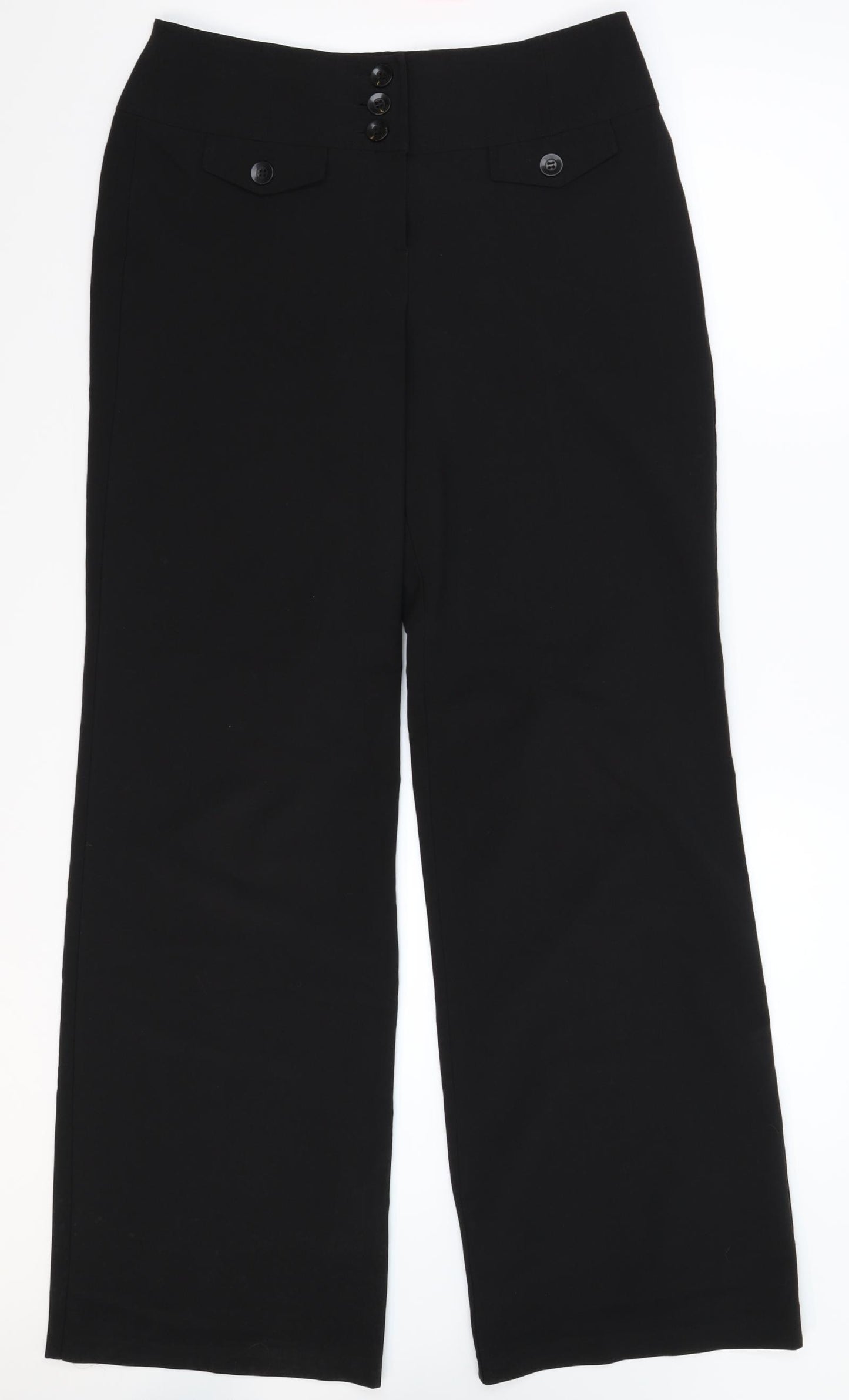 Dorothy Perkins Womens Black   Trousers  Size 10 L32 in