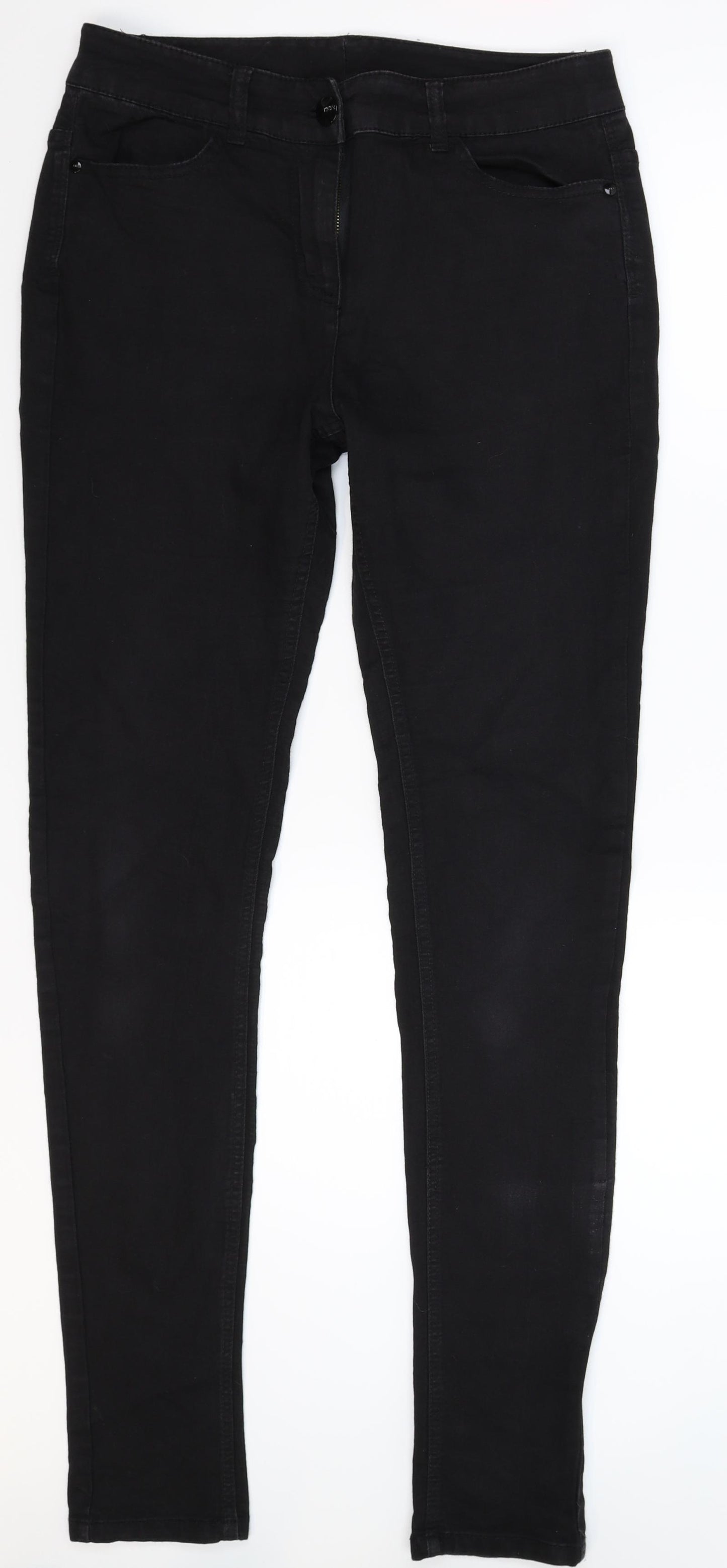South Womens Black  Denim Jegging Jeans Size 12 L33 in