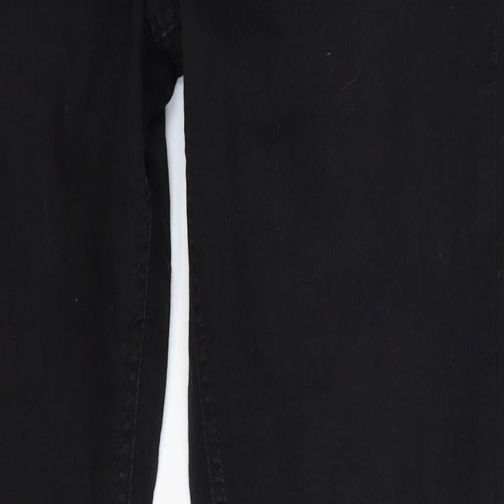 South Womens Black  Denim Jegging Jeans Size 12 L33 in