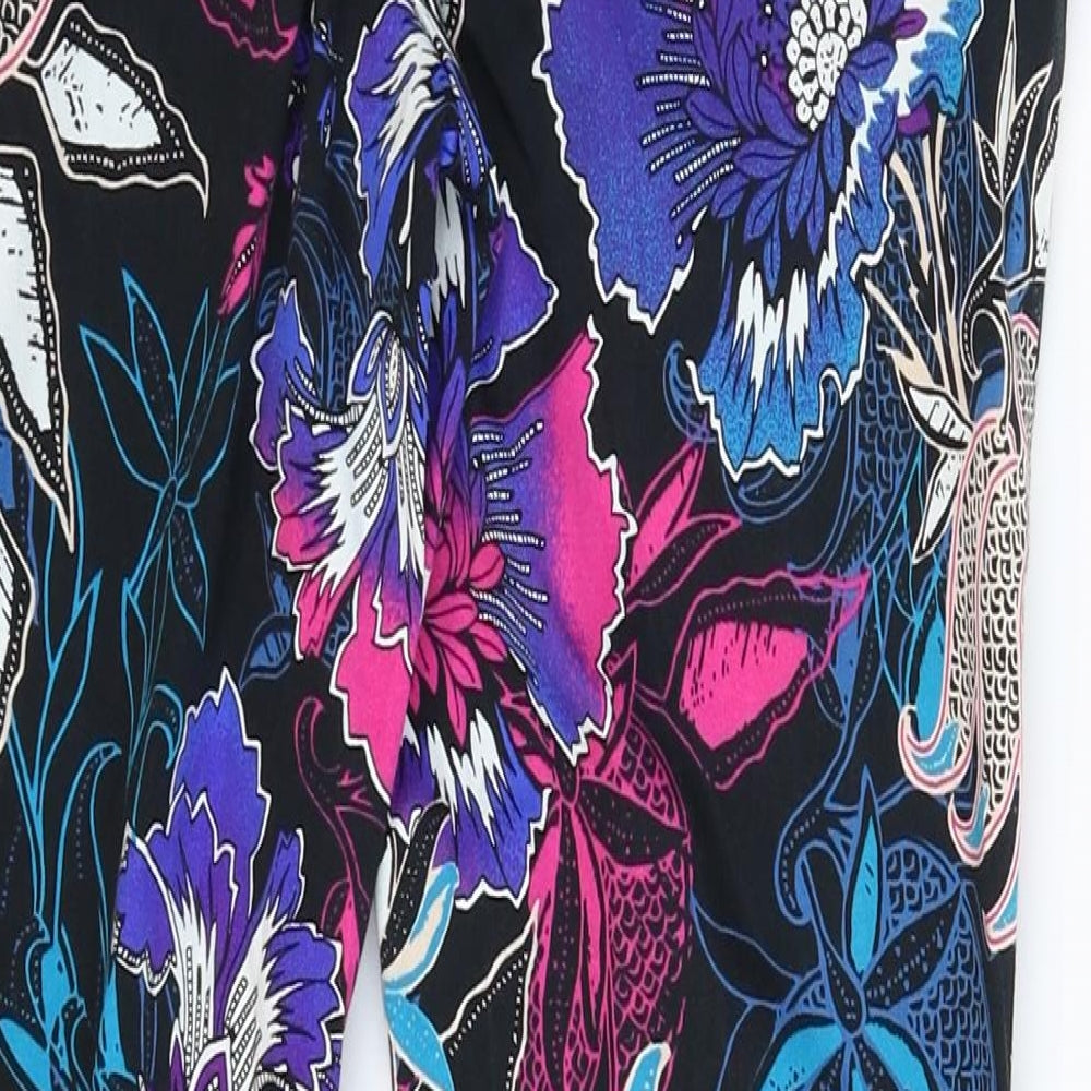 George Womens Multicoloured Floral  Trousers  Size 8 L27 in