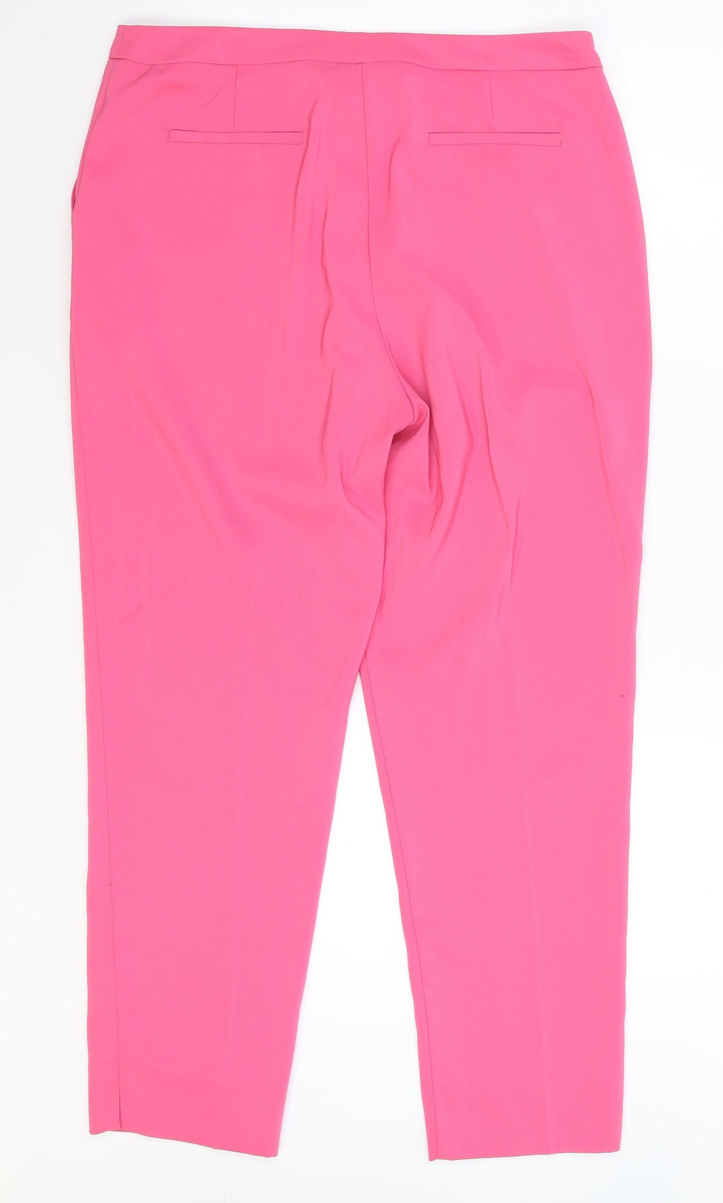 Miss Selfridge Womens Pink   Trousers  Size 12 L26 in