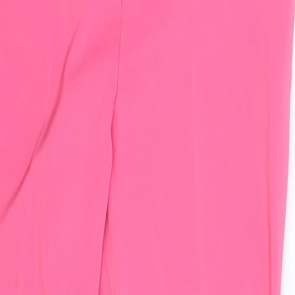 Miss Selfridge Womens Pink   Trousers  Size 12 L26 in