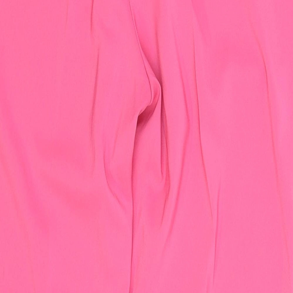 Miss Selfridge Womens Pink   Trousers  Size 12 L26 in