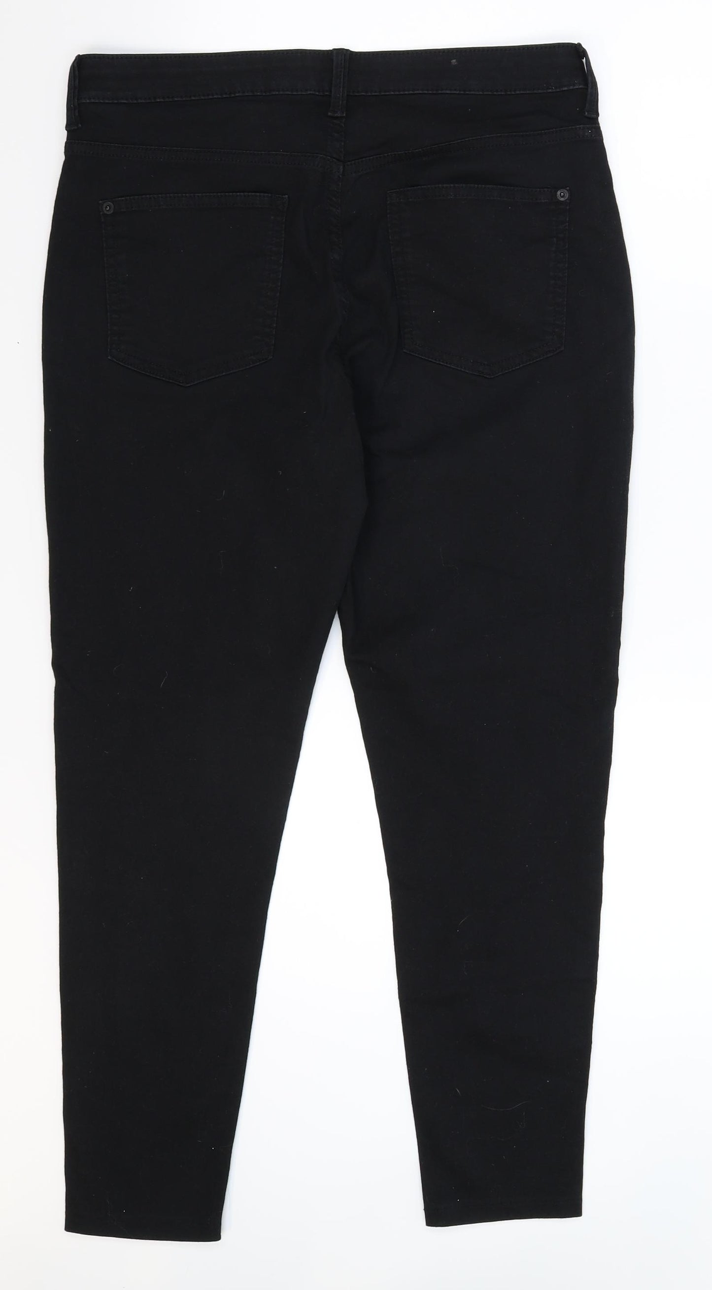 Marks and Spencer Womens Black  Denim Jegging Jeans Size 14 L25 in