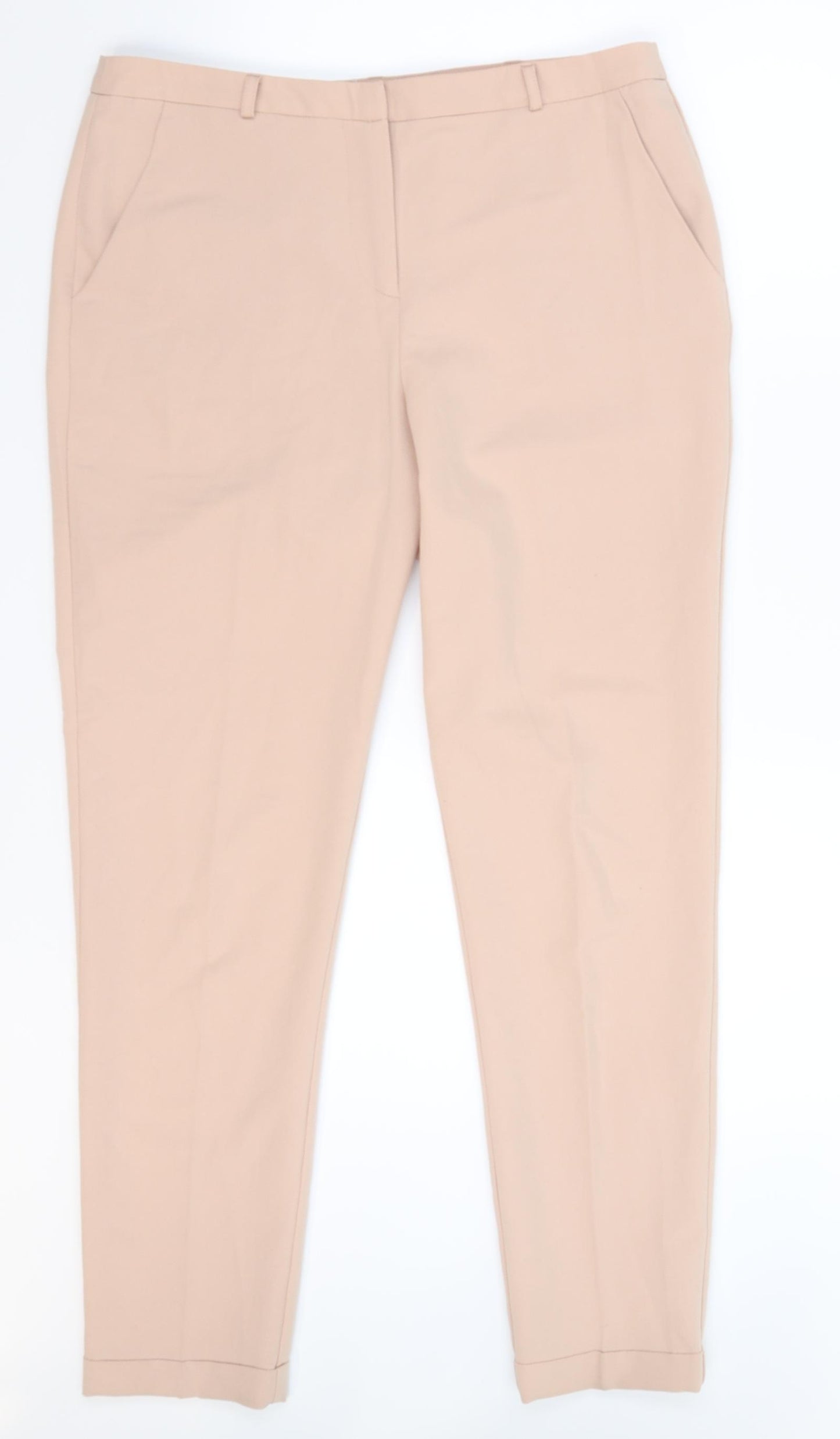 ASOS Womens Beige   Trousers  Size 10 L28 in