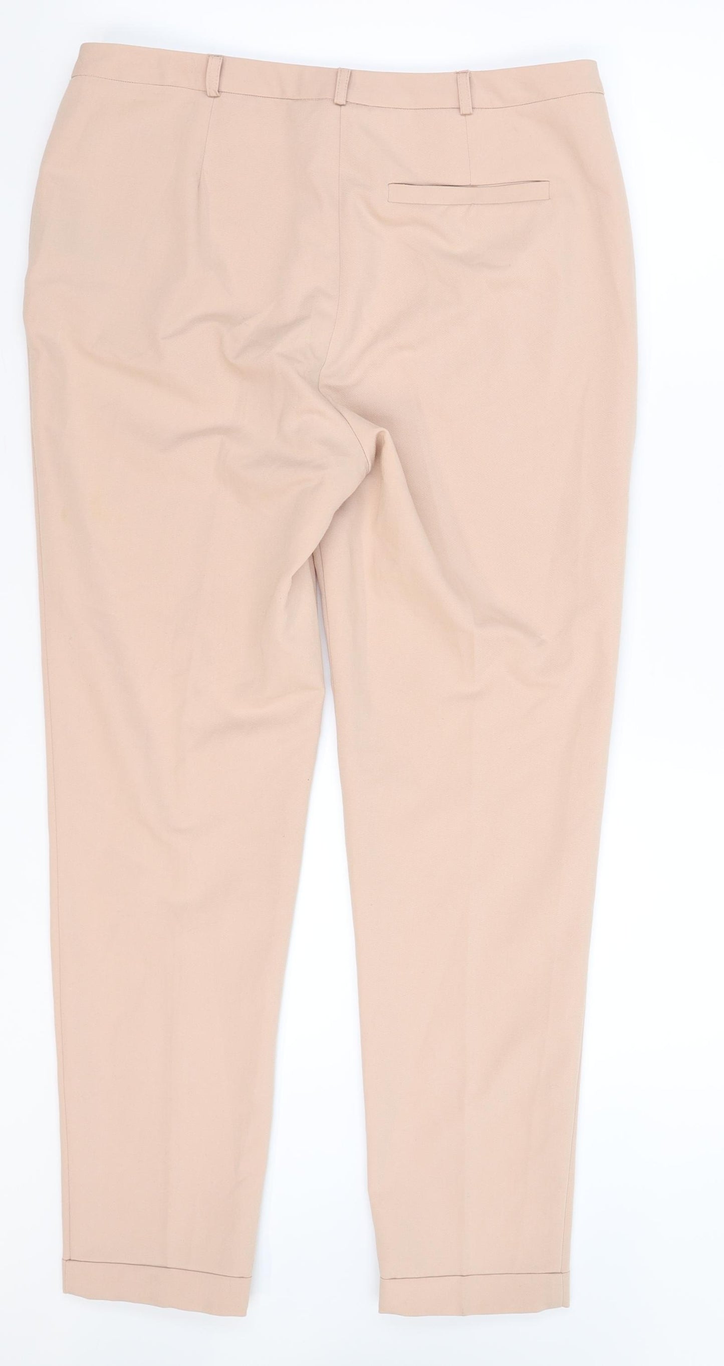 ASOS Womens Beige   Trousers  Size 10 L28 in