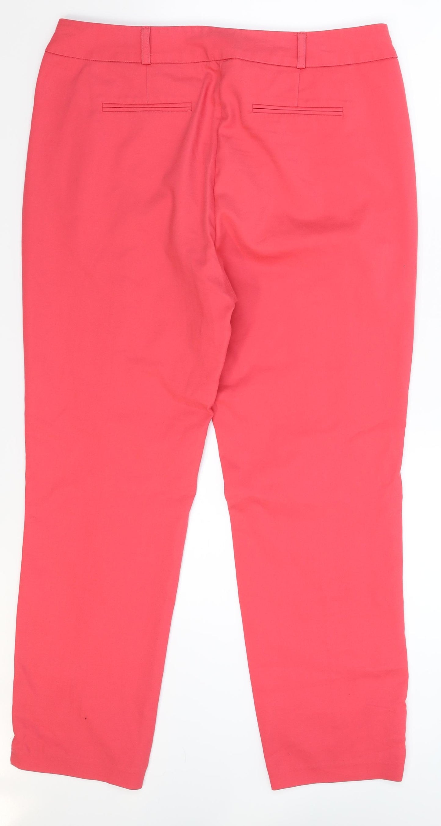 F&F Womens Pink   Trousers  Size 12 L27 in