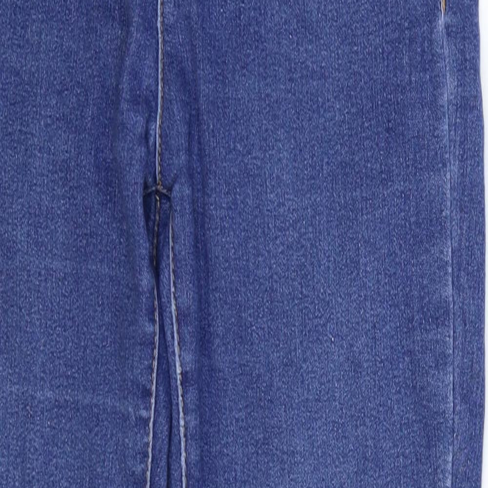 Bershka Womens Blue  Denim Jegging Jeans Size 10 L28 in