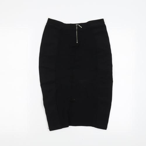 NEXT Womens Black   Straight & Pencil Skirt Size 8  - Bodycon