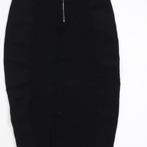 NEXT Womens Black   Straight & Pencil Skirt Size 8  - Bodycon