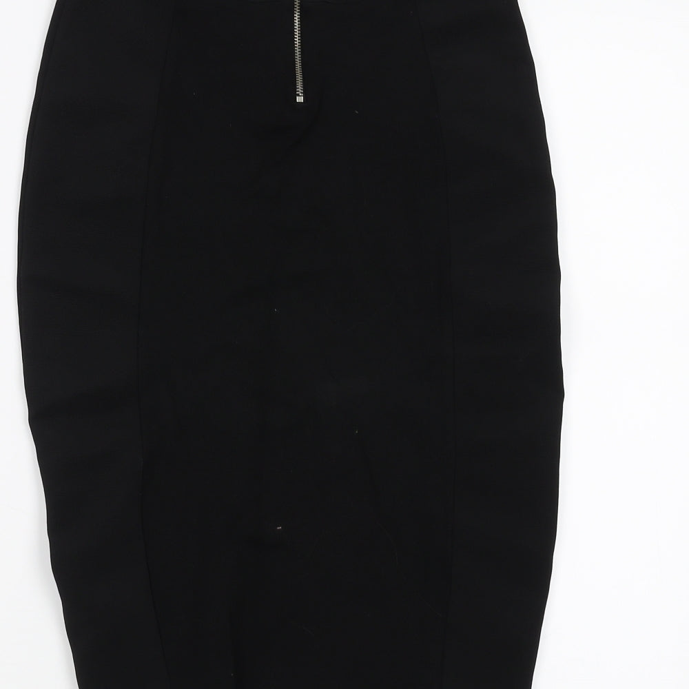 NEXT Womens Black   Straight & Pencil Skirt Size 8  - Bodycon