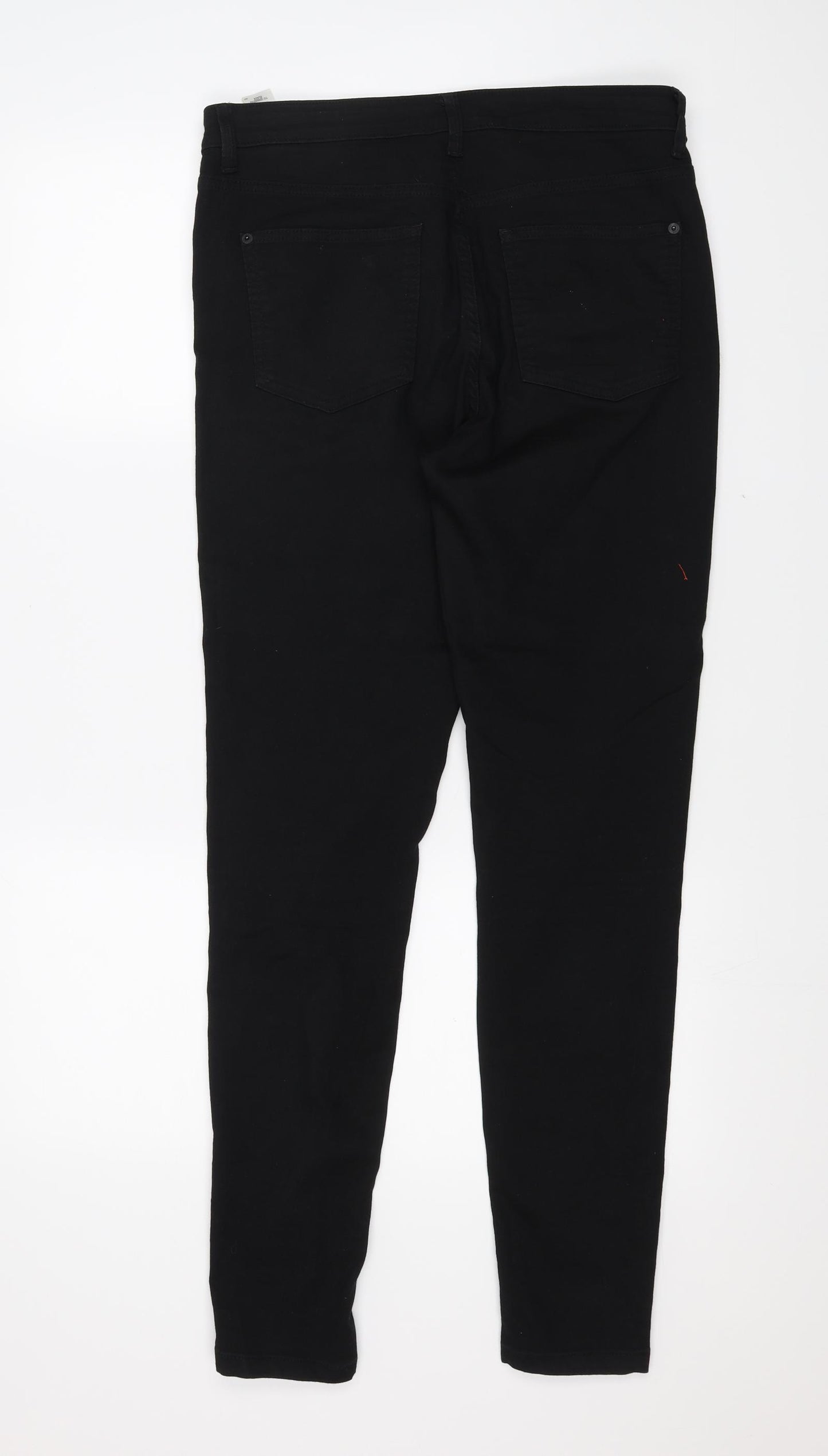Marks and Spencer Womens Black  Denim Skinny Jeans Size 12 L30 in - super skinny