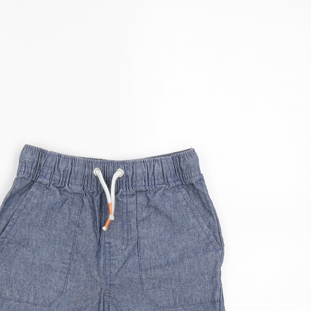 Cat & Jack Boys Black  Denim Bermuda Shorts Size 3 Years