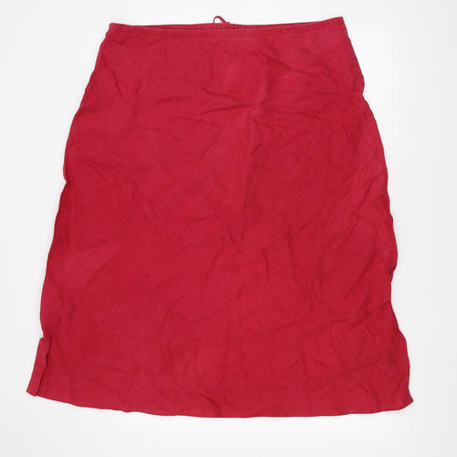 Marks and Spencer Womens Pink   A-Line Skirt Size 20