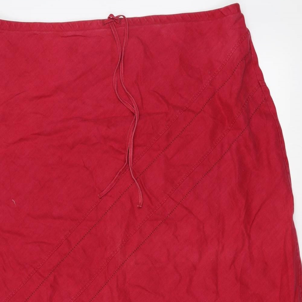 Marks and Spencer Womens Pink   A-Line Skirt Size 20