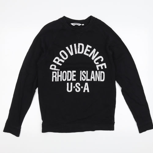 New Look Boys Black   Pullover Sweatshirt Size 12-13 Years  - rhode island usa