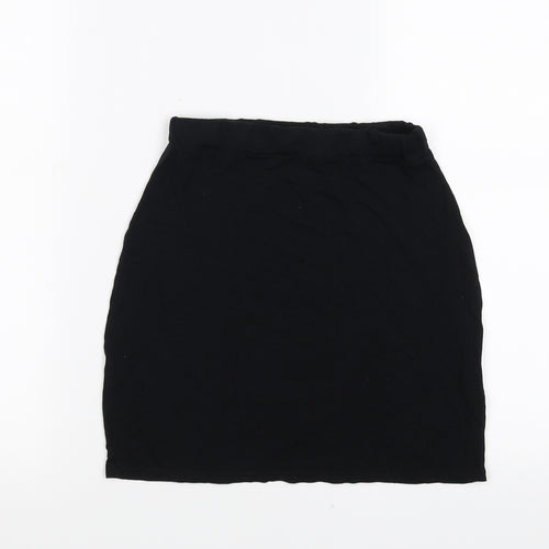PRETTYLITTLETHING Womens Black   Mini Skirt Size 8  - bodycon