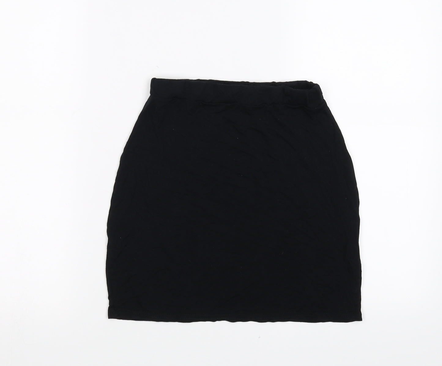 PRETTYLITTLETHING Womens Black   Mini Skirt Size 8  - bodycon