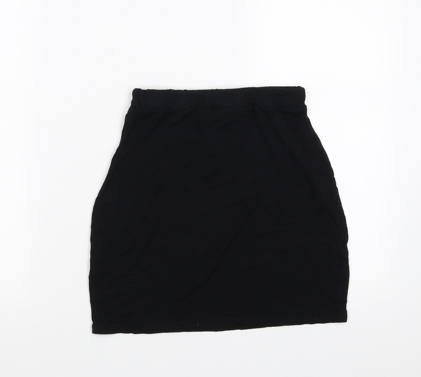 PRETTYLITTLETHING Womens Black   Mini Skirt Size 8  - bodycon