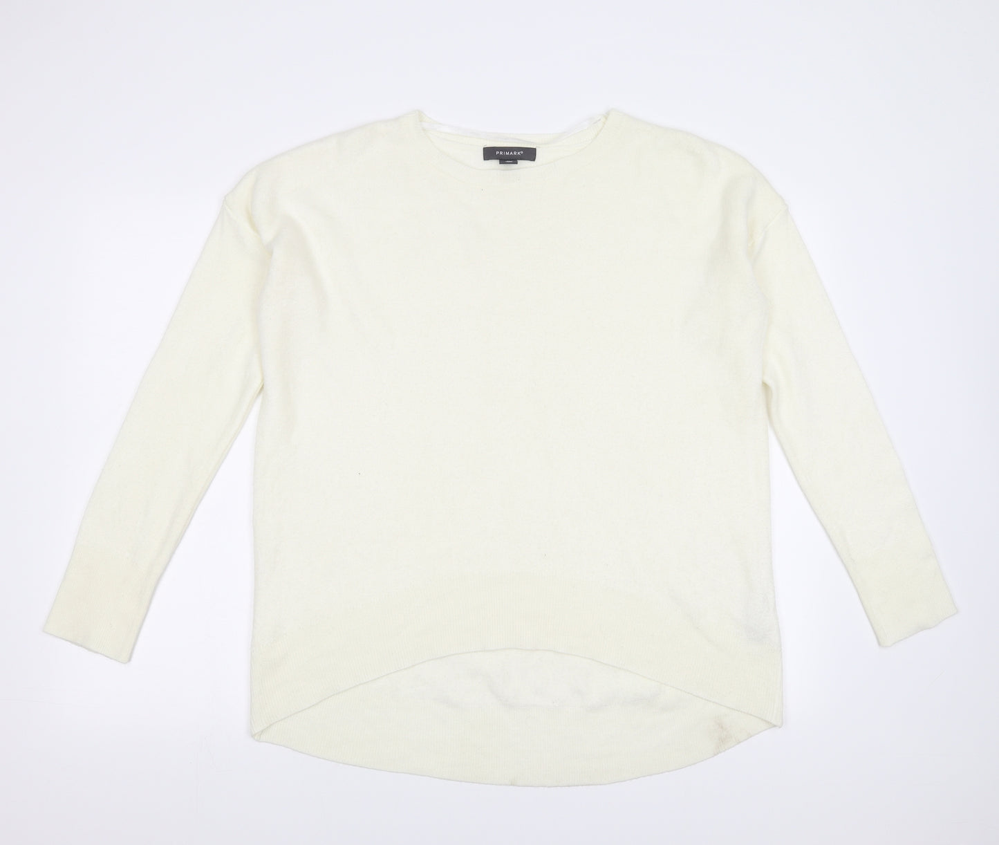 Primark Womens Ivory   Pullover Jumper Size M