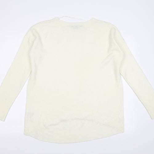 Primark Womens Ivory   Pullover Jumper Size M