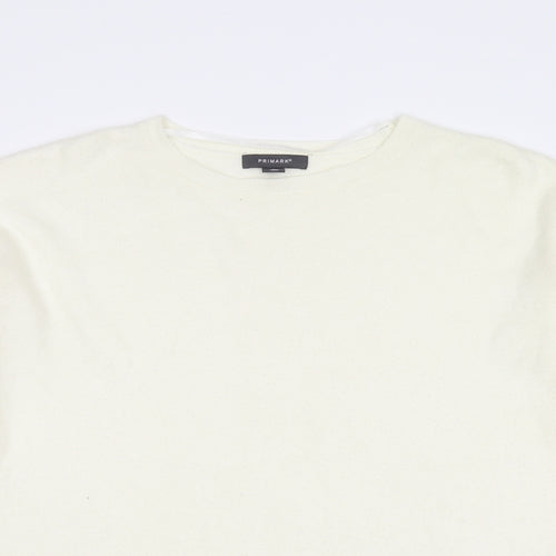 Primark Womens Ivory   Pullover Jumper Size M