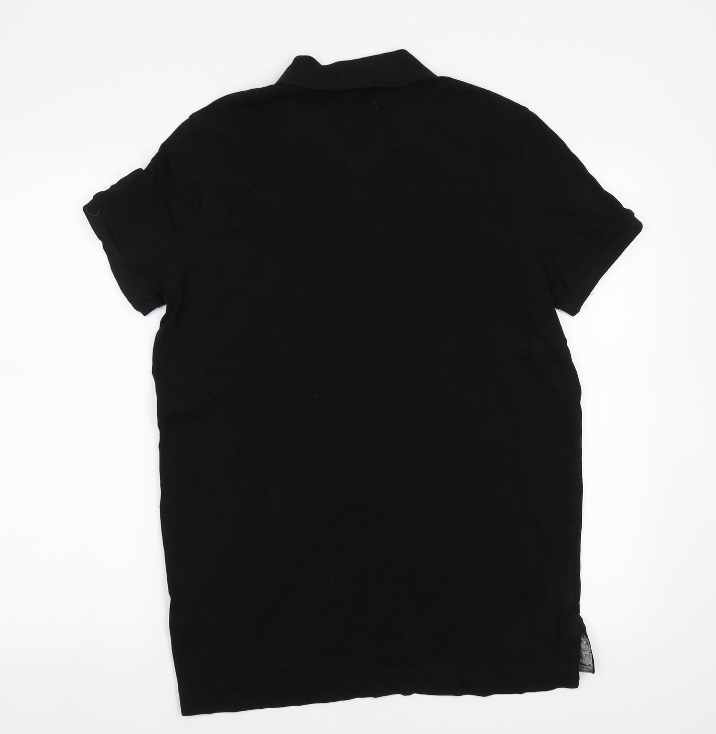 United Colors of Benetton Mens Black    Polo Size M  - Muscle Fit