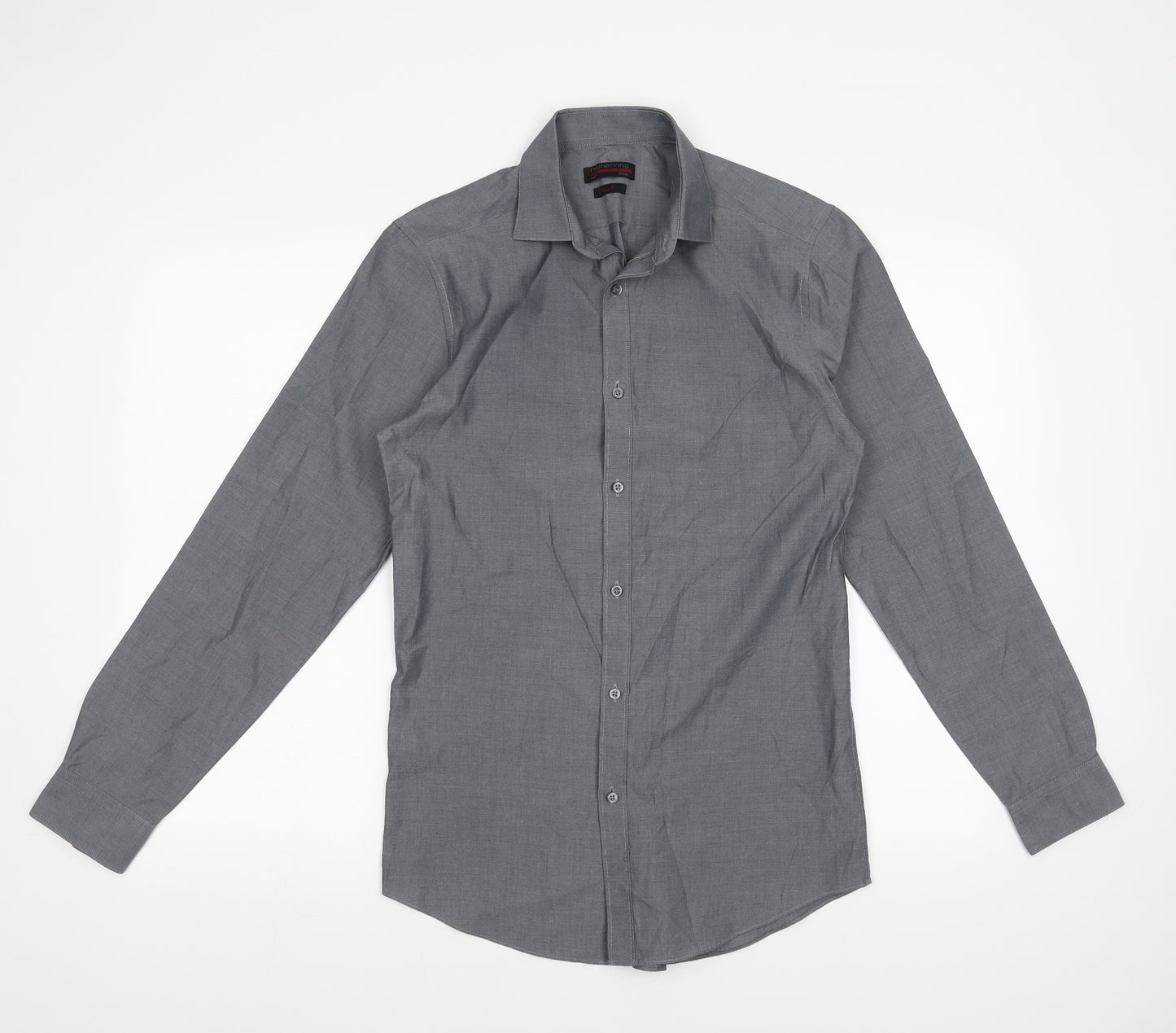 Red Herring Mens Grey    Dress Shirt Size 14.5