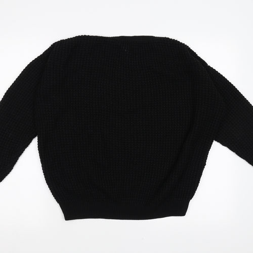 Topshop Womens Black   Pullover Jumper Size 8