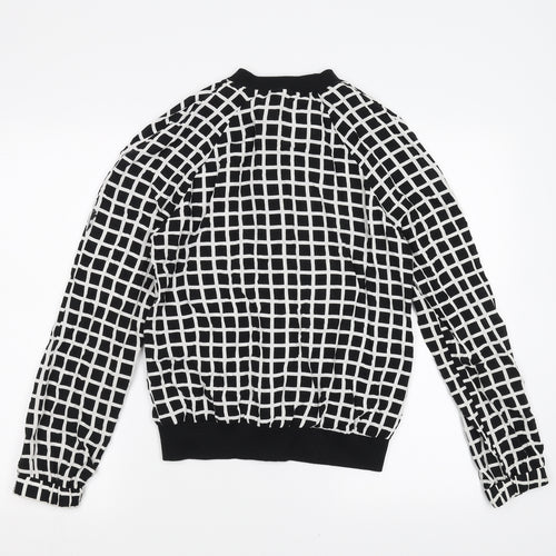 Primark Womens Black Check  Jacket  Size 10