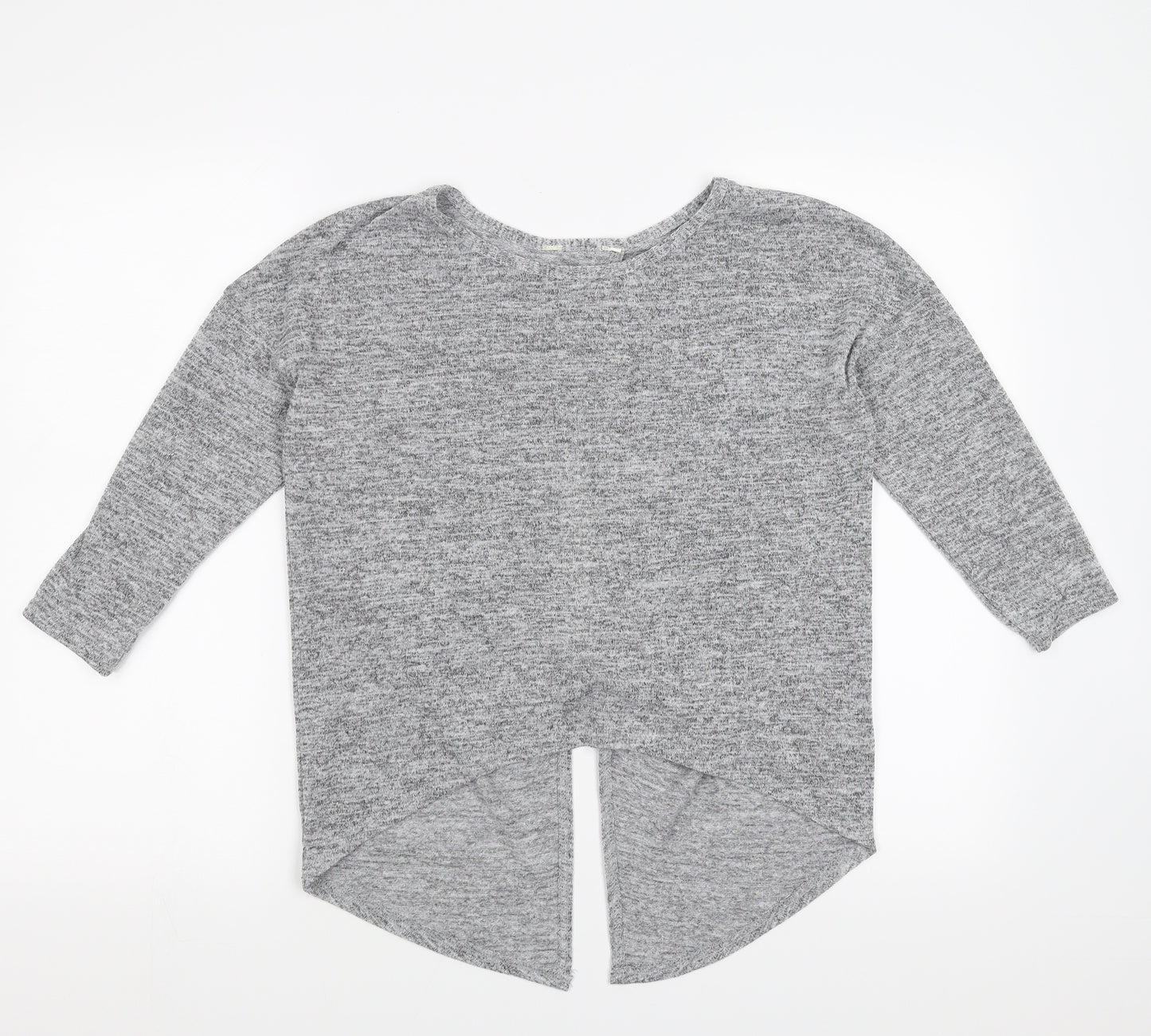 Miss Selfridge Womens Grey   Pullover Jumper Size 10  - Twist Detail
