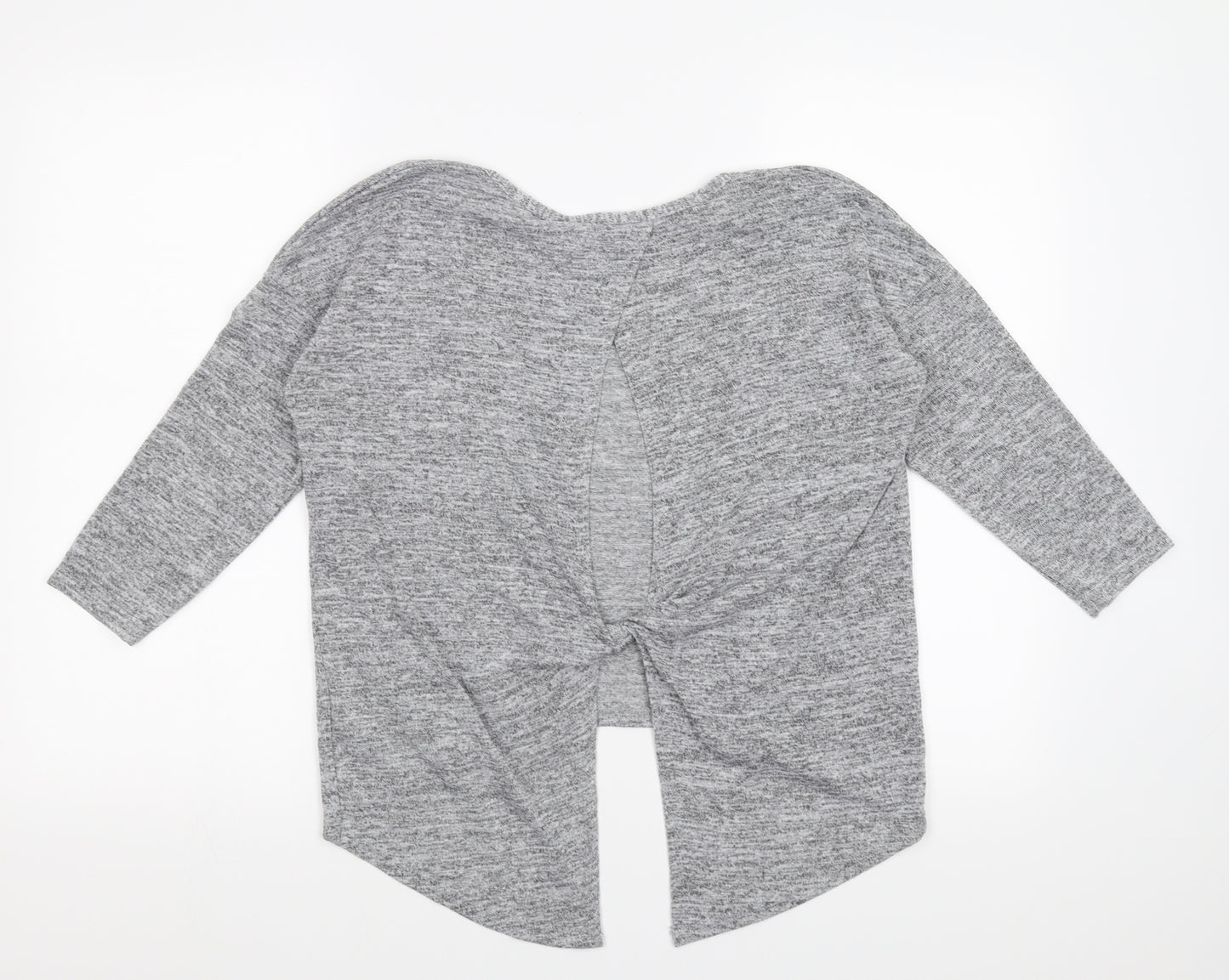 Miss Selfridge Womens Grey   Pullover Jumper Size 10  - Twist Detail