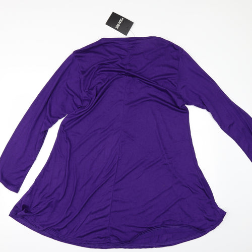 Be Jealous Womens Purple   T-Shirt Dress  Size 26