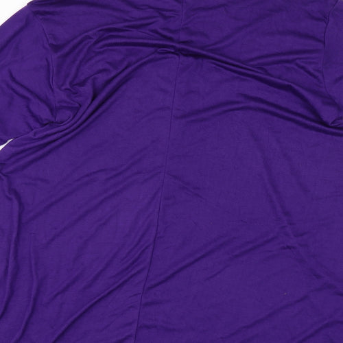 Be Jealous Womens Purple   T-Shirt Dress  Size 26